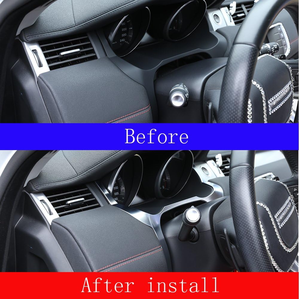 Linkslenker-Fahrzeuge! Auto Innenraum Front Armaturenbrett Randabdeckung Rahmen Verkleidung ABS Matt