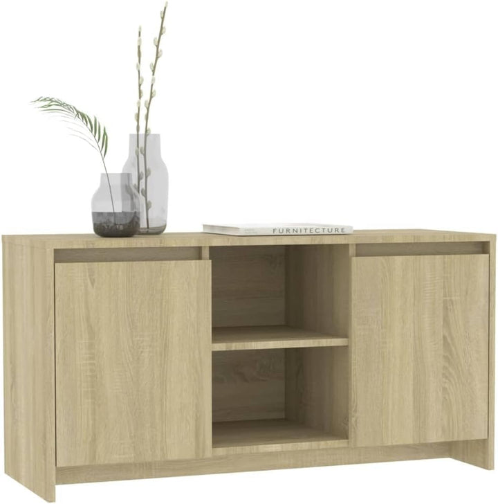 vidaXL TV Schrank mit Türen Fächern Lowboard TV Möbel Sideboard Fernsehtisch Fernsehschrank HiFi-Sch