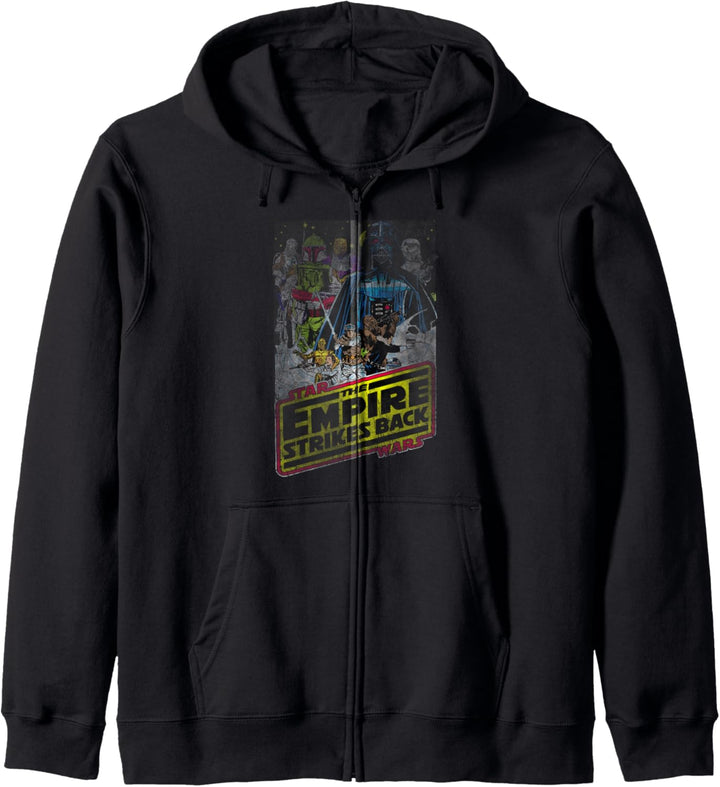 Star Wars The Empire Strikes Back Vintage Comic Logo Kapuzenjacke
