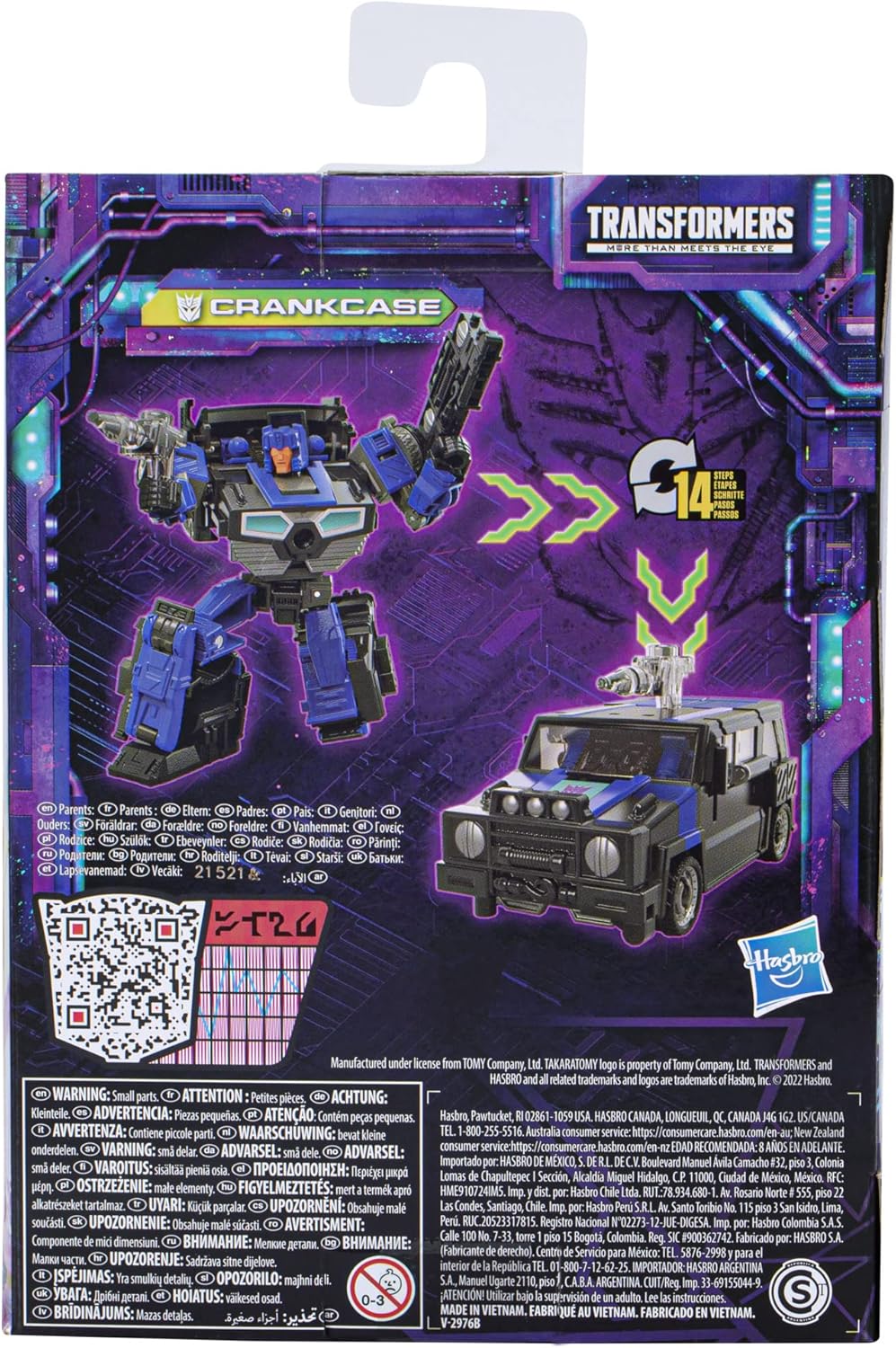 Transformers Spielzeug Generations Legacy 14 cm grosse Deluxe Crankcase Action-Figur, ab 8 Jahren