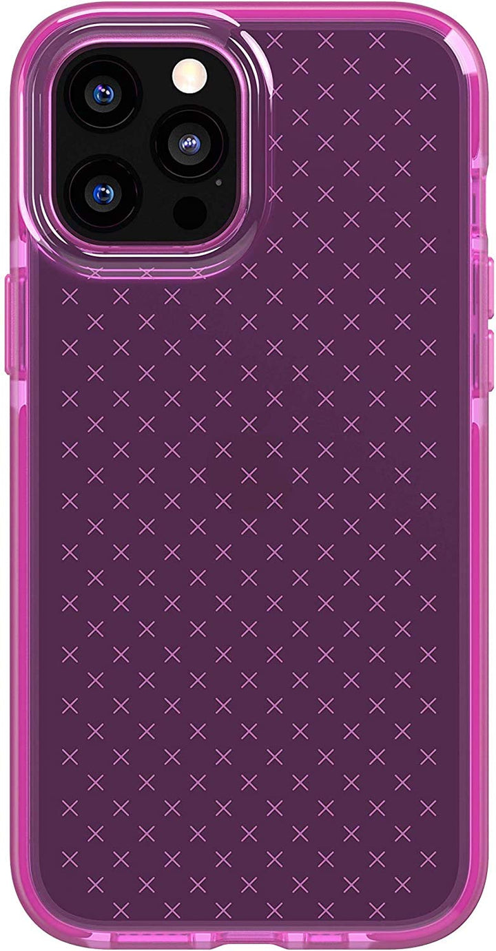 tech21 Evo Check Schutzhülle für Apple iPhone 12 Pro Max 5G mit 3,6 m Fallschutz, Mystical Fuchsia i