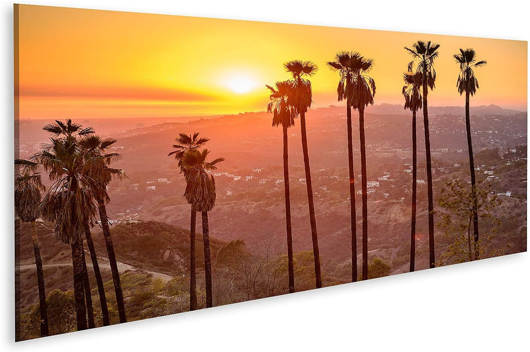islandburner Bild auf Leinwand Griffith Park Los Angeles Kalifornien Usa Landschaft Abenddämmerung B