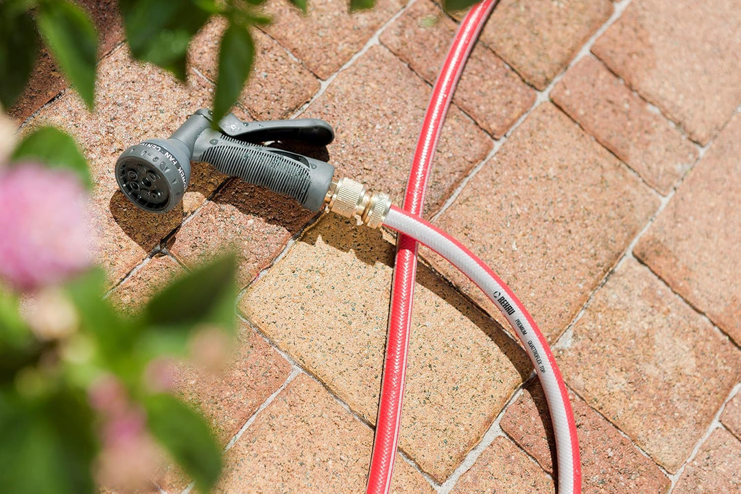 REHAU Premium-Gartenschlauch QUATTROFLEX TOP 1/2 Zoll 50m: sehr flexibel, kein verdrehen, extrem dru
