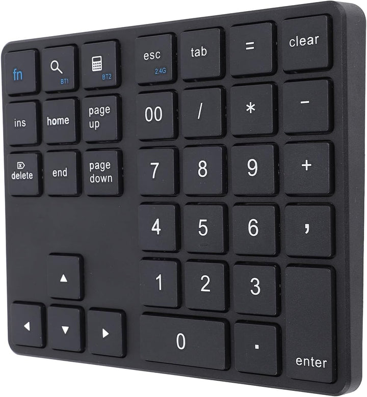 Annadue Bluetooth Nummernblock, Ultradünner, Ergonomischer, Tragbarer, Kabelloser Nummernblock, 35 T