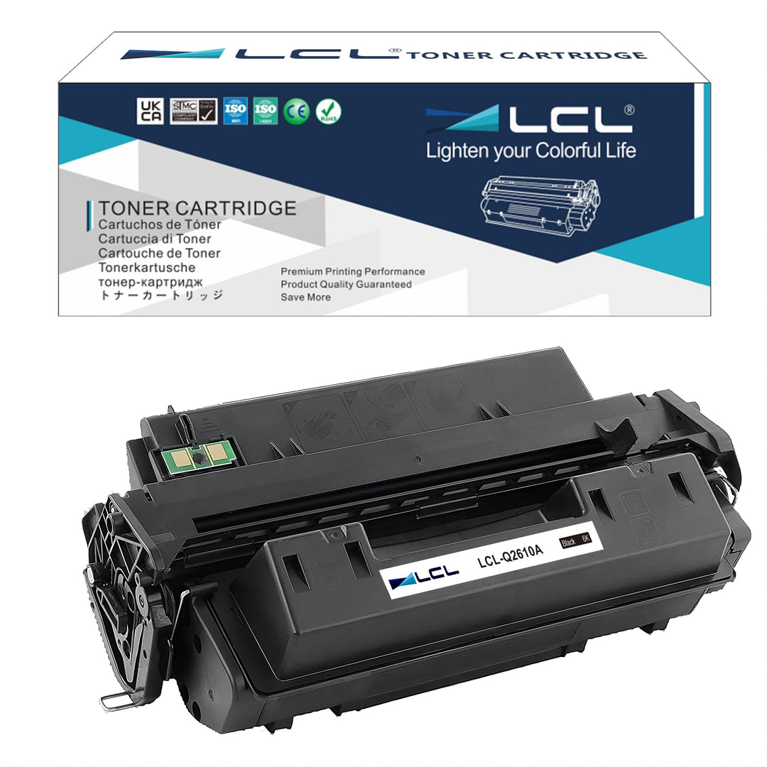 LCL Kompatibel Tonerkartusche 10A Q2610A (1 Schwarz) Ersatz für HP 2300 2300N 2300DN 2300D 2300DTN