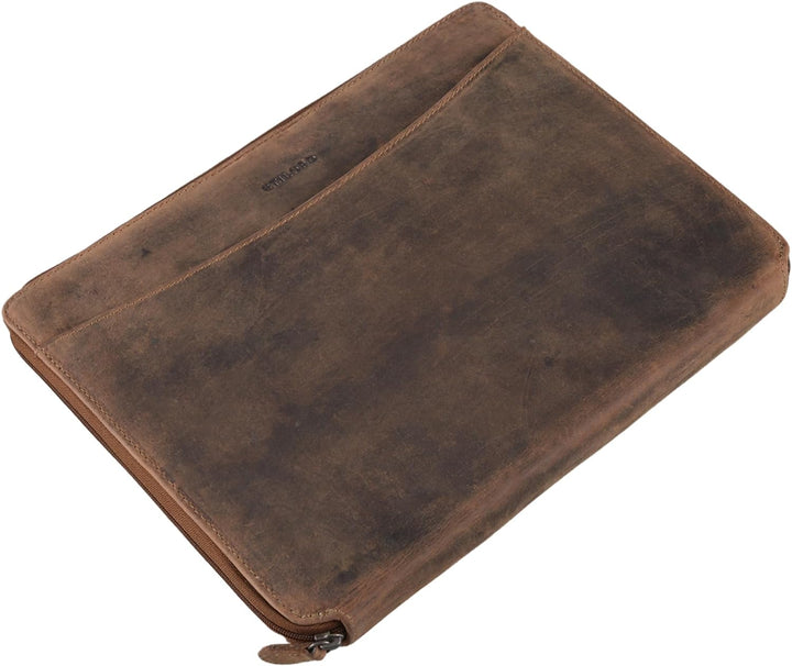 STILORD 'Dexter' Dokumententasche A4 Leder Arbeitsmappe Vintage Aktenmappe Dokumentenmappe DIN A4 Ko