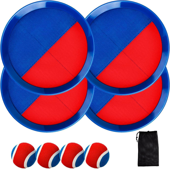 U&C Planet Beachball Set Strandtennis Set Paddle Ball Spiel Klettballspiel Strandschlägerset für Kin