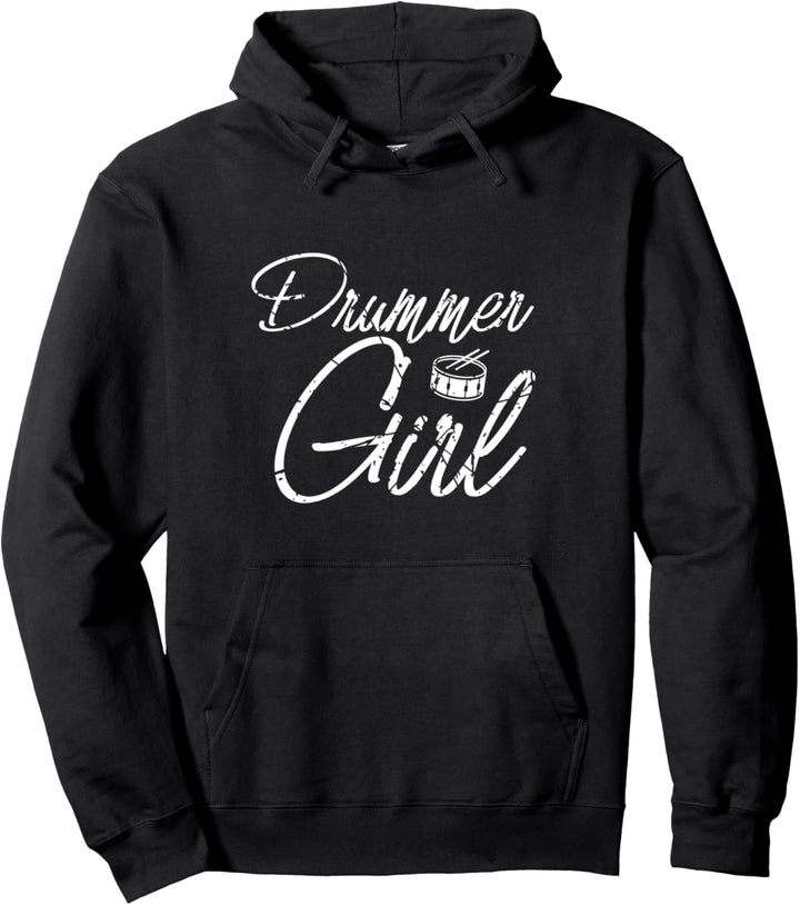 Trommel und Schlagzeuger Frauen Musik Geschenk Pullover Hoodie