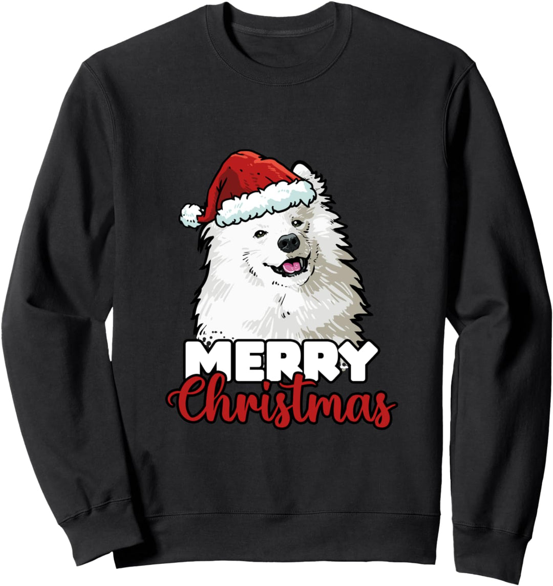 Merry Christmas Samojede Hundelieber Geschenk Sweatshirt