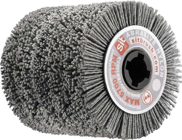 SIT Tecnospazzole 1360 Schleifbürste, Ondulat, Nylon abrasivo-RSF Bürstenband 100 mm-FLEX-Ø: 100 mm