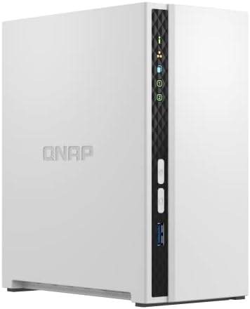 Qnap TS-233 2-Bay Desktop NAS Enclosure - 8TB RAM - Western Digital Red Drive Western Digital Red 8T