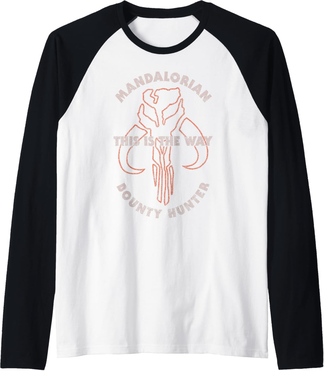 Star Wars Mandalorian Bounty Hunter Mythosaur Skull Raglan