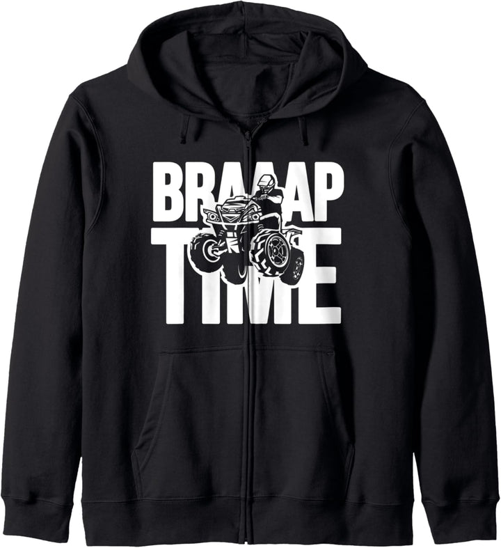 Quad Braaap Time Quad-Fahrer Off-Road Motor Sport Geschenk Kapuzenjacke