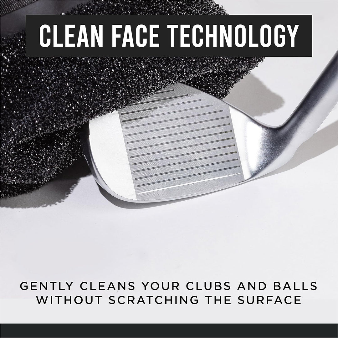 Club Scrub Reinigungsbeutel für Golfschläger und Bälle, wasserdichtes Innenfutter mit Clean-Face-Tec