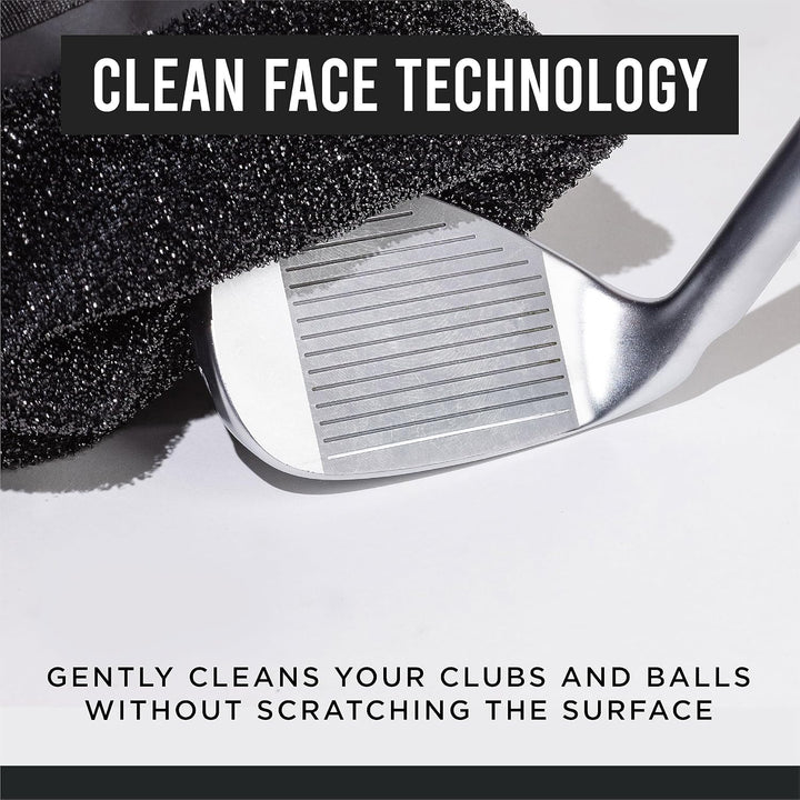 Club Scrub Reinigungsbeutel für Golfschläger und Bälle, wasserdichtes Innenfutter mit Clean-Face-Tec