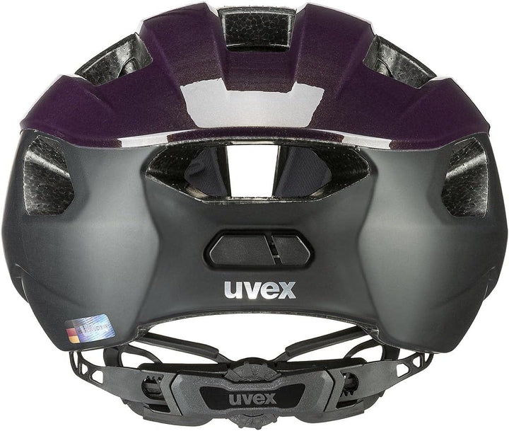 Uvex Rise CC Rennrad Fahrrad Helm matt schwarz/lila 2022 56-59 cm, 56-59 cm