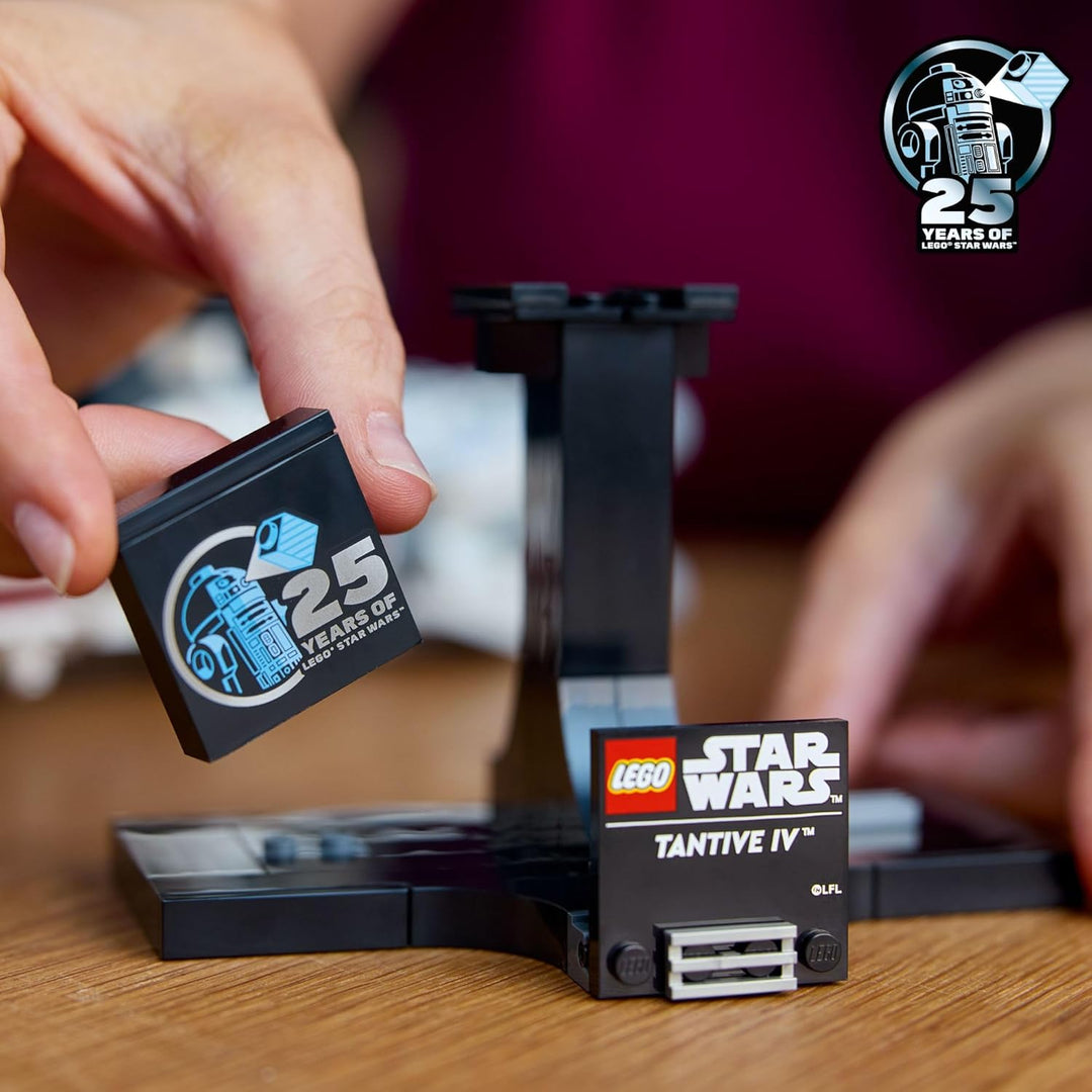 LEGO Star Wars: A New Hope Tantive IV, baubares Raumschiff Modell zum 25. Jubiläum, kreatives Bauset