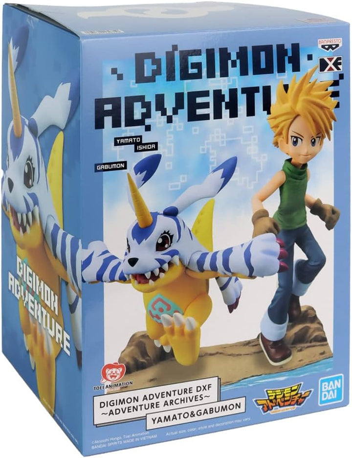 BANPRESTO Digimon - Yamato & Gabumon - Figurine DXF-Adventure Archives 15cm