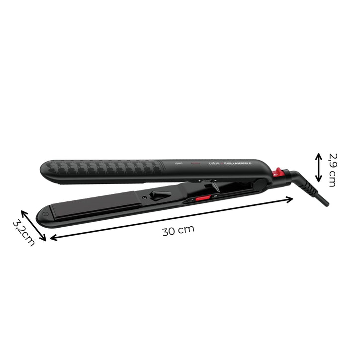 Rowenta Optiliss Ionic SF323L Glätteisen mit Keramikbeschichtung für weiches Haar, 10 Temperaturen b