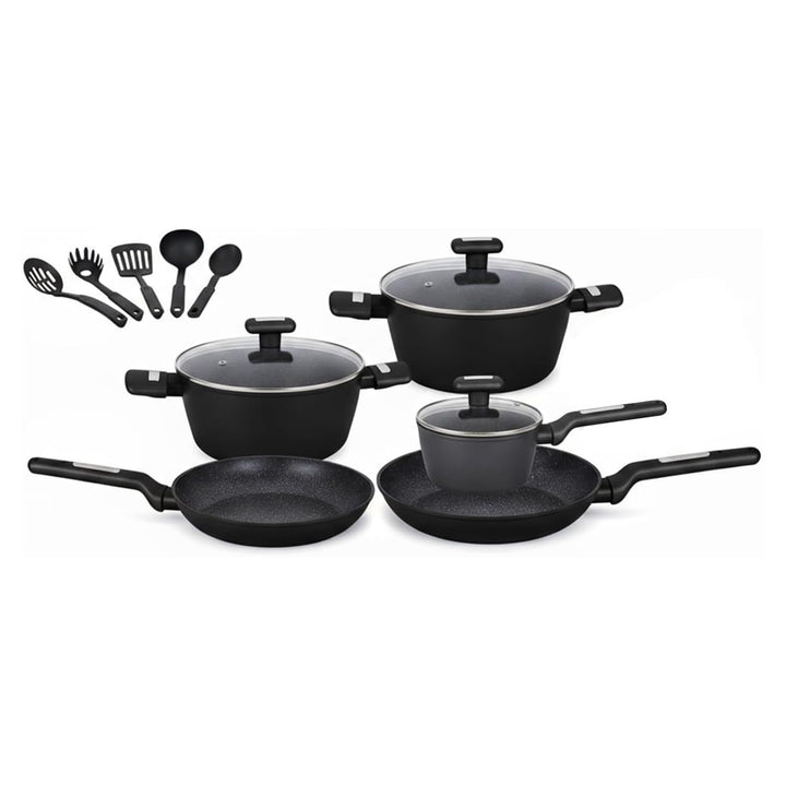 Wintem - Topf- und Pfannen-Set, 13-teilig, antihaftbeschichtet, für moderne und traditionelle Küche,
