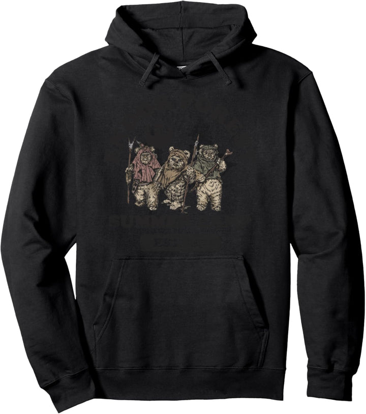 Star Wars Ewok Endor Camp Speeder Vintage Pullover Hoodie