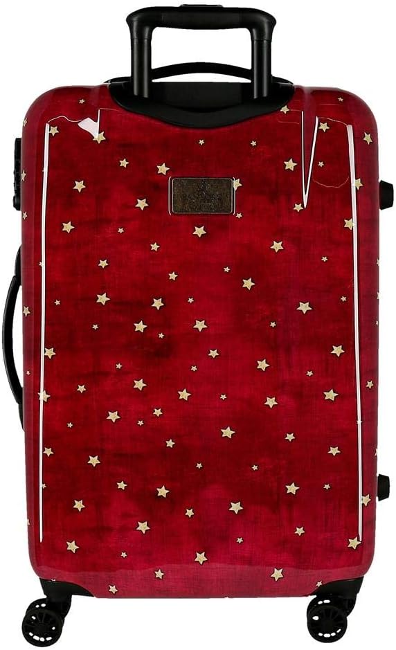 Santoro Gorjuss My Star Kofferset Mehrfarbig 55/67 cms Hartschalen ABS TSA-Schloss 97L 4 Doppelräder