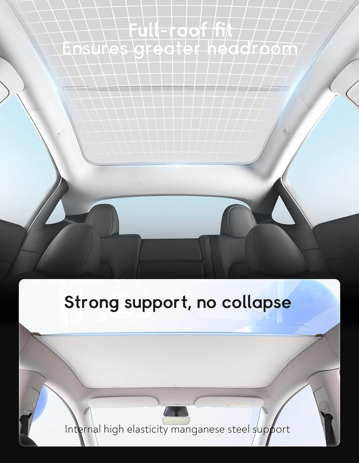 ThinsGo for Tesla Model Y Sonnendach Sonnenschutz Abdeckung Blocks UV Strahlen Skylight Sonne UV Sch