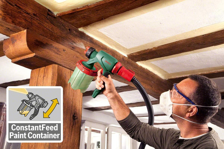 Bosch elektrisches Farbsprühsystem PFS 5000 E (1200 Watt, für Lack/Lasur/Wandfarbe, im