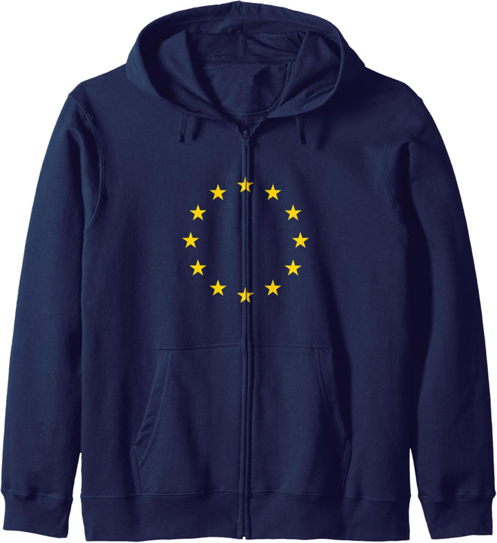European Union Flag - EU Flagge Kapuzenjacke
