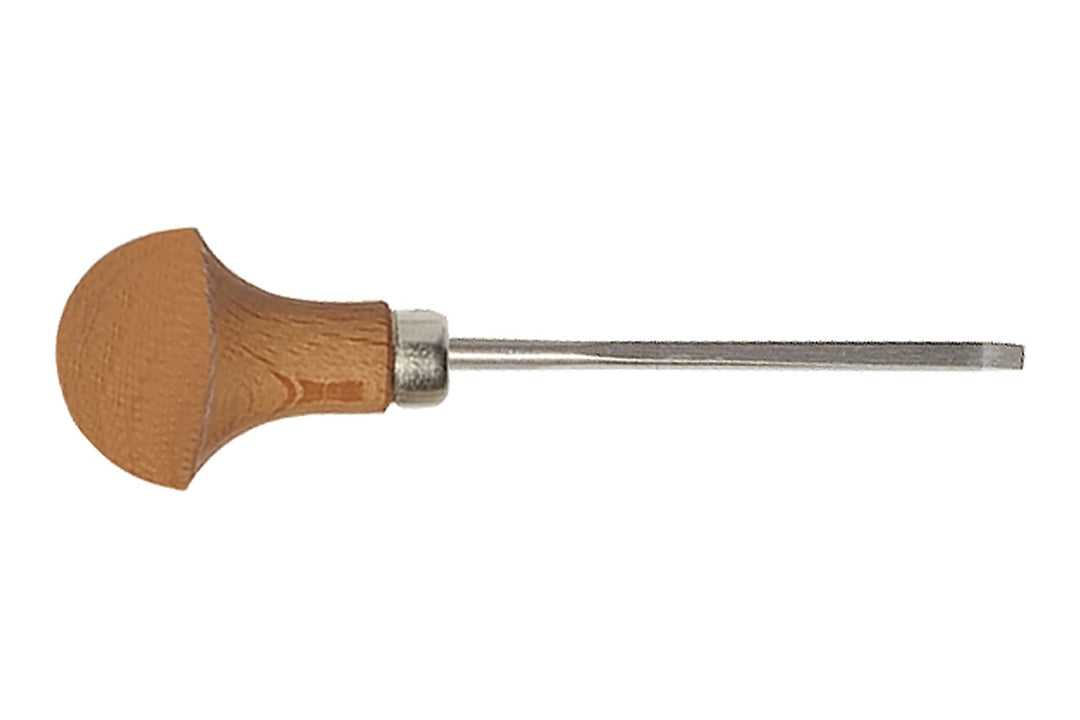 Gerades Mikro-Balleisen 5 mm | Hochwertiges Schnitzeisen aus Spezialstahl für präzises Arbeiten, lan