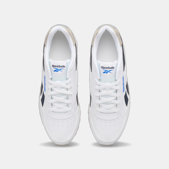 Reebok Unisex Rewind RunSneaker 34 EU White White Vector Navy, 34 EU White White Vector Navy