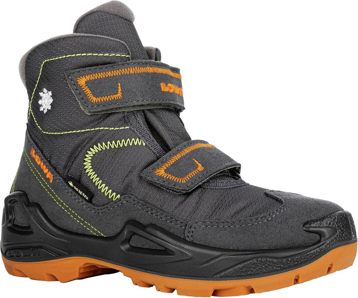 LOWA Stiefel mittel MILO GTX MID [2024] 28 EU Anthrazit Flame, 28 EU Anthrazit Flame