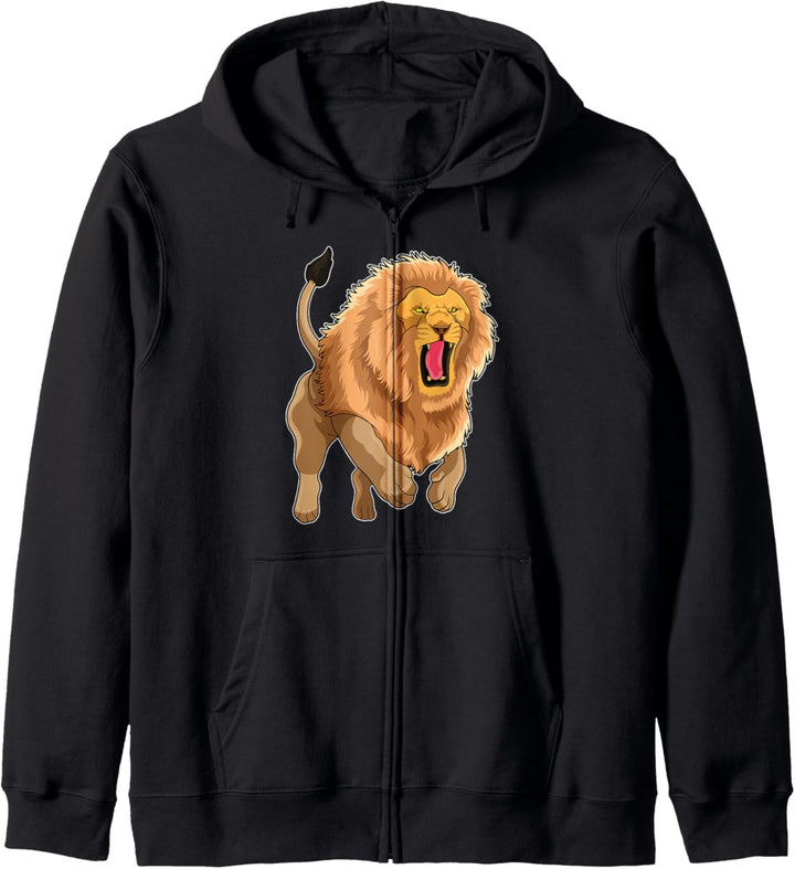 Brüllender Löwe Kapuzenjacke
