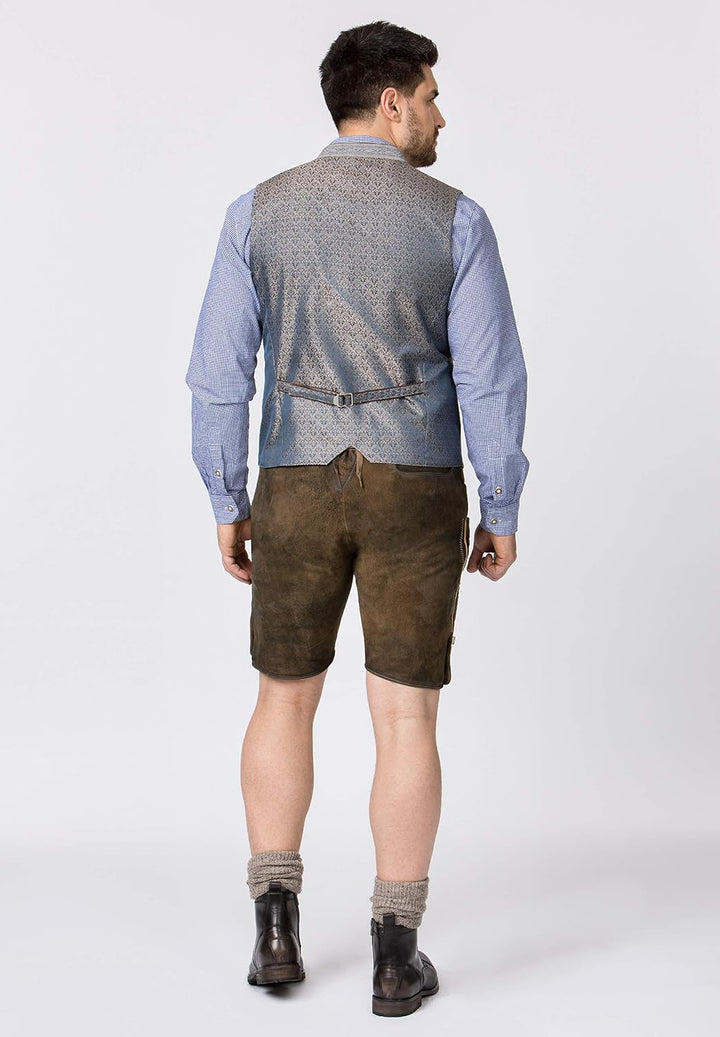 Stockerpoint Herren Lederhose Corbi4 I Grösse 44-64 I Bequeme Trachtenhose in edler Hirschoptik inkl
