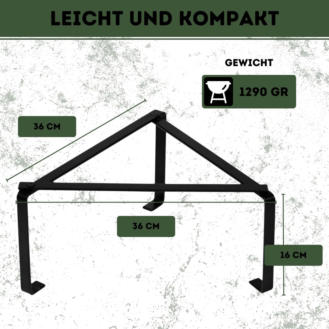 ESYA® Outdoor | Standfläche für Pfannen und Töpfe | Outdoor Küche | Gestell für Pfannen und Töpfe |