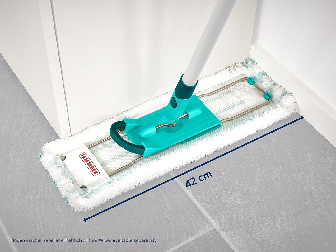 Leifheit 3er Set Wischbezug Profi XL, für Trocken- und Nassreinigung, waschbare Bodenwischer Bezüge