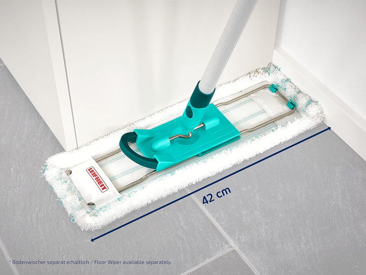 Leifheit 3er Set Wischbezug Profi XL, für Trocken- und Nassreinigung, waschbare Bodenwischer Bezüge