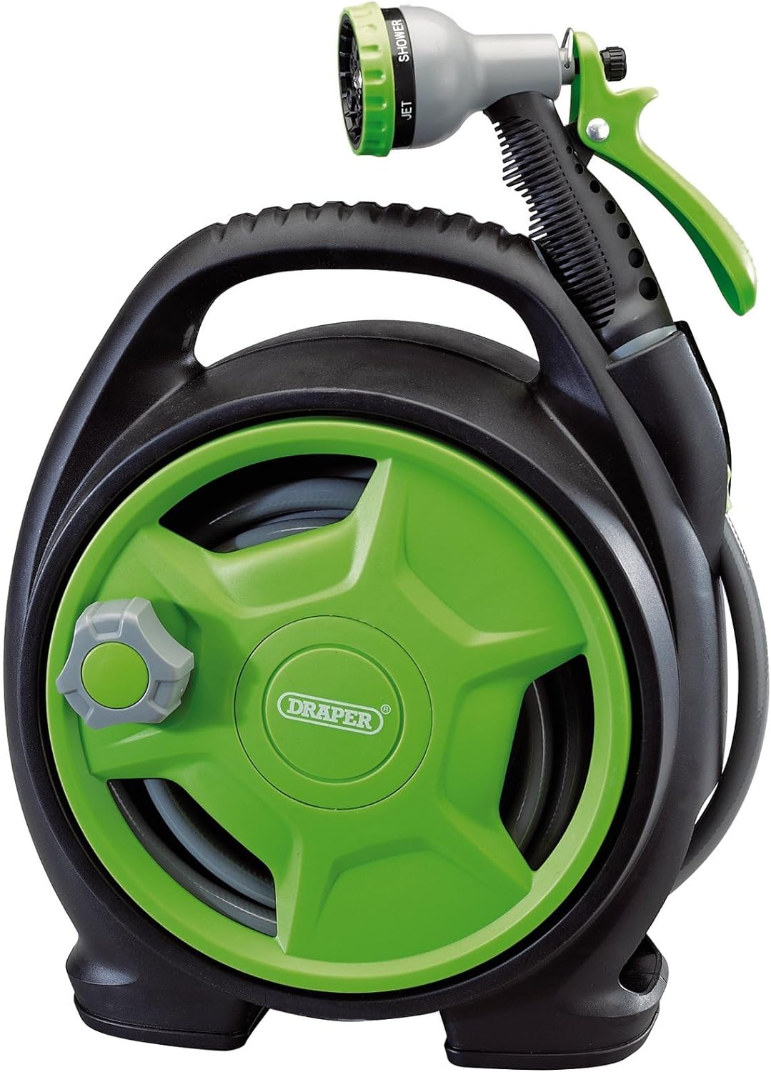 DRAPER gwmhrs2 Mini Schlauchwagen-Set, Blau, 10 m