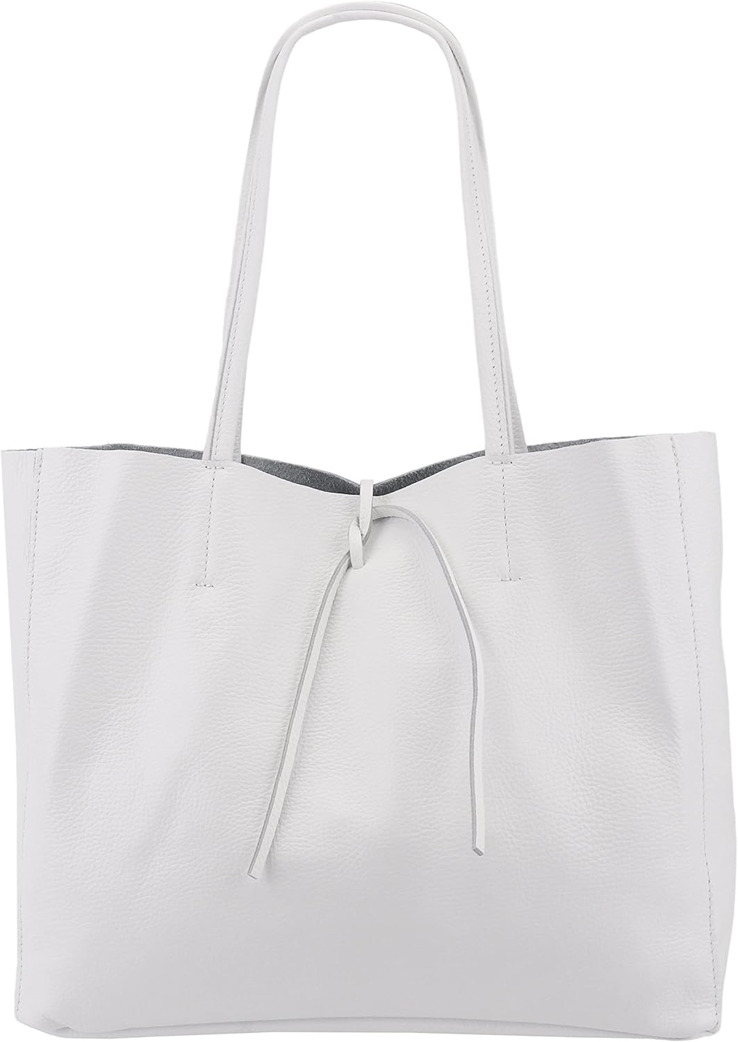 SH Leder ® Damen Echt Rindleder Shopper in Querformat mit Innentasche in vielen Farben Schultertasch