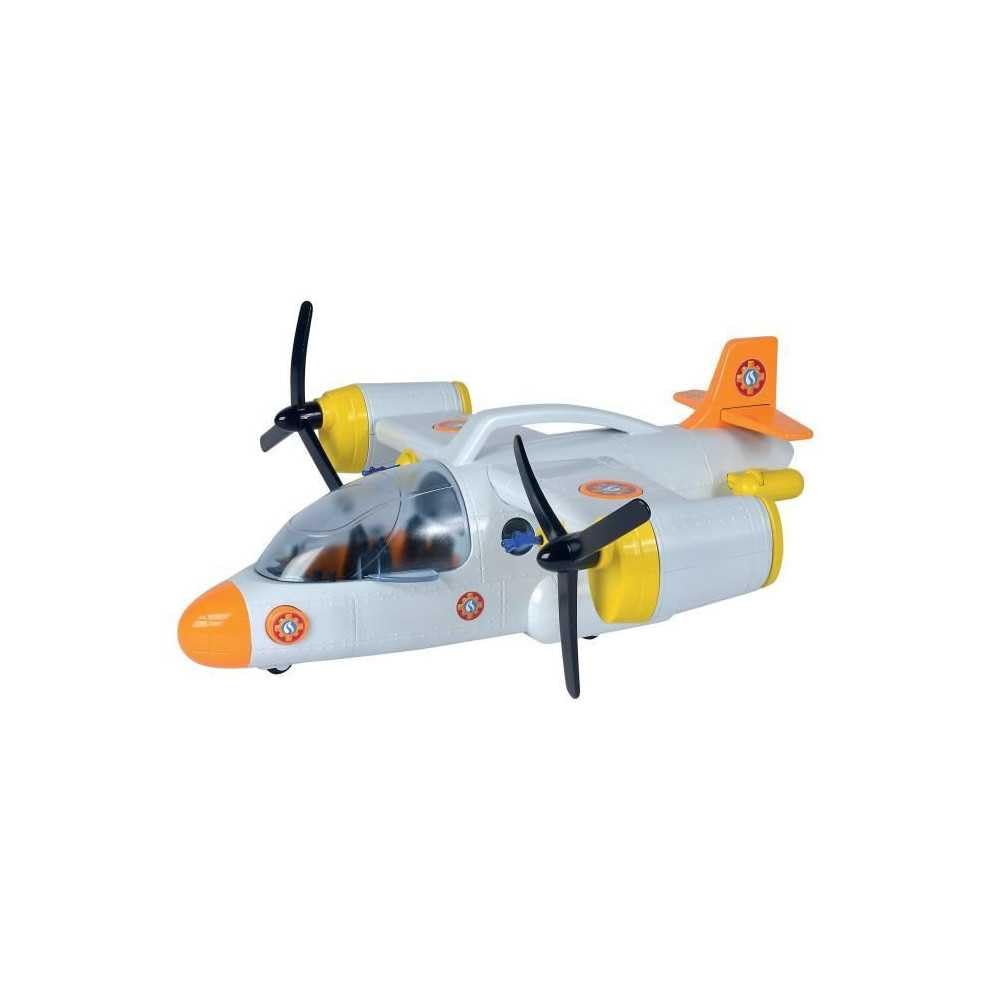 Simba Feuerwehrmann Rettungsflugzeug Sam 109252615038 +3 Jahre 42 cm mit Werferfunktion mit Licht un