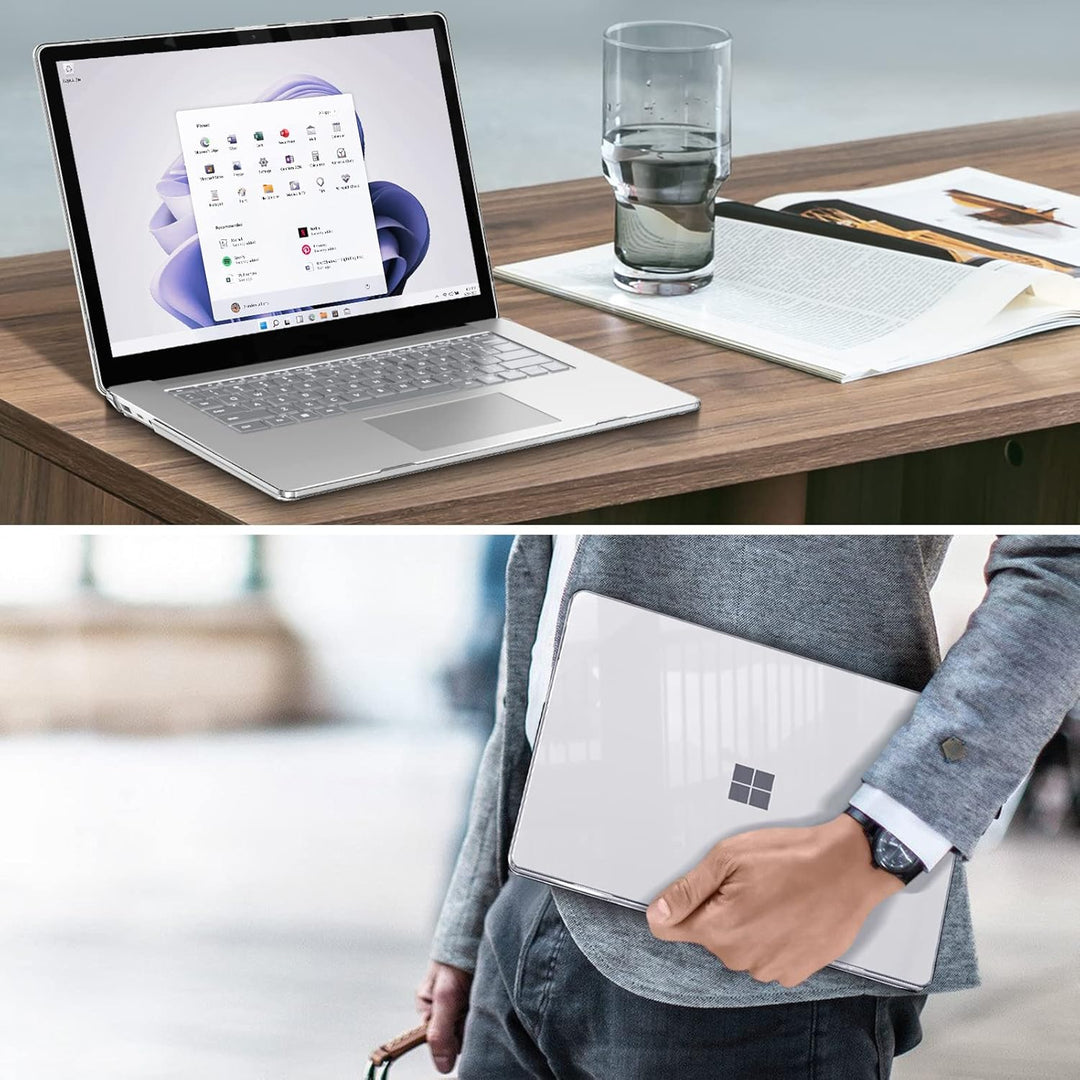 Fintie Hülle Kompatibel mit 15 Zoll Microsoft Surface Laptop 5/4/3 mit Metall-Tastatur (Modelle 1872