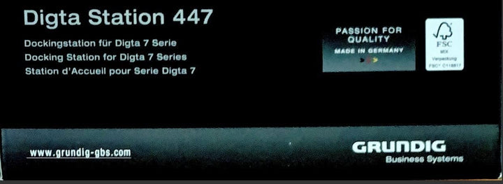 Grundig SCM4470 Digta Station 447 Satz,Schwarz