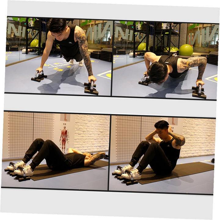 MAGICLULU H typ Push Up Bar mit Saugnapf Rutschfestes Multifunktions fitnessgerät für Liegestütze Di