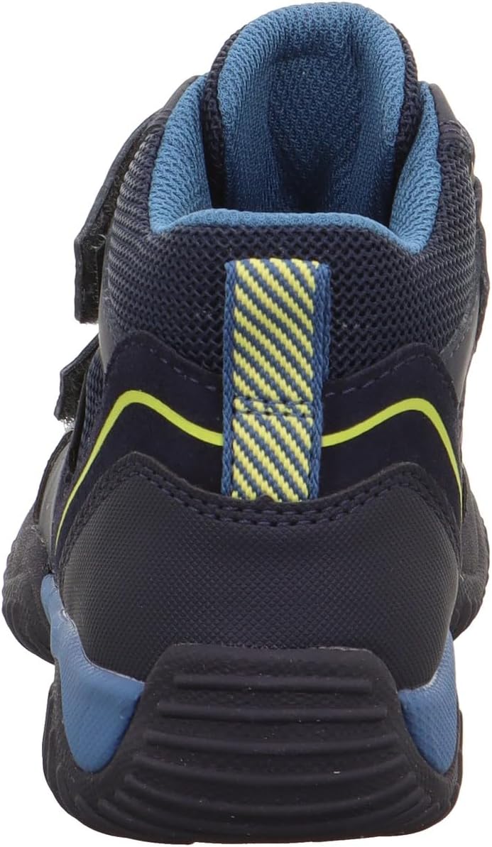 Superfit Boy's Storm Lightly Lined Gore-tex Sneaker 25 EU Blau Gelb 8050, 25 EU Blau Gelb 8050