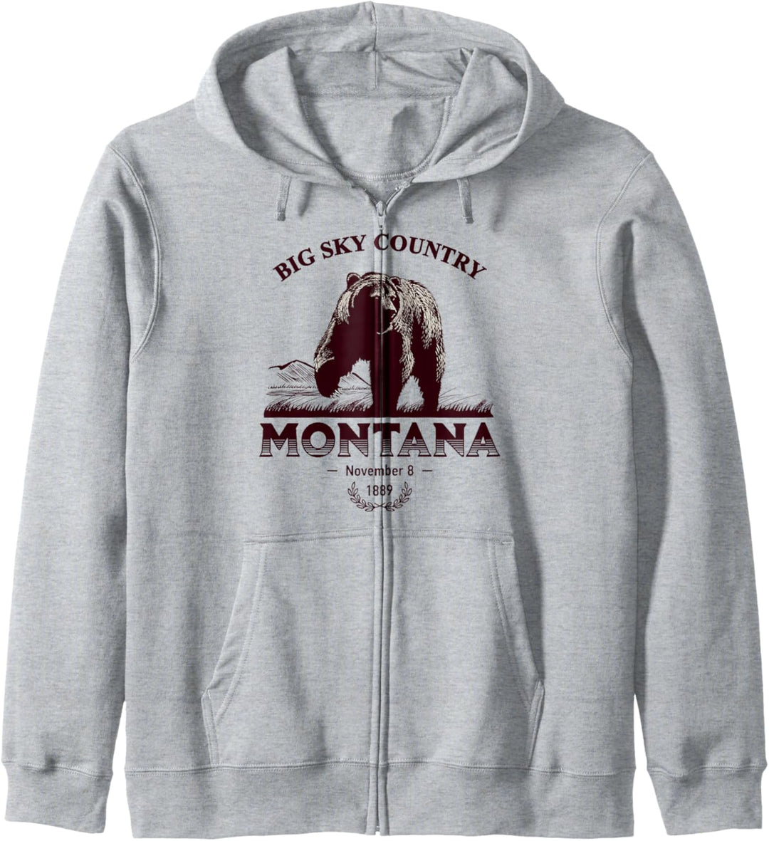 Montana State T-Shirt - Big Sky Country Kapuzenjacke