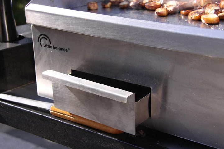 LITTLE BALANCE 8568 Snack Plus, elektrische Grillplatte für 6-8 Personen, Kochplatte aus antihaftbes