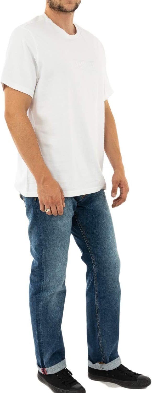 Levi's Herren Entspanntes Grafik-T-Shirt, Weiss XXL Weiss, XXL Weiss