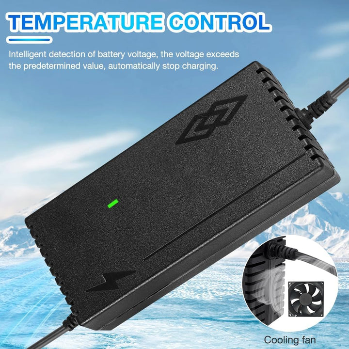 Ladegeräte für Scooter, 54.6V 2A AC Netzteil Fahrrad Ladegerät mit 5 Anschlüssen Hoverboard Ladekabe