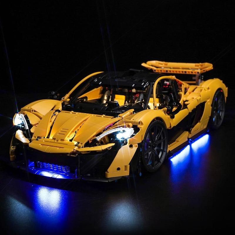 LocoLee Licht Set Kompatibel mit Lego McLaren P1 Sonderanfertigung Version, Nur Lichter Set - Kein M