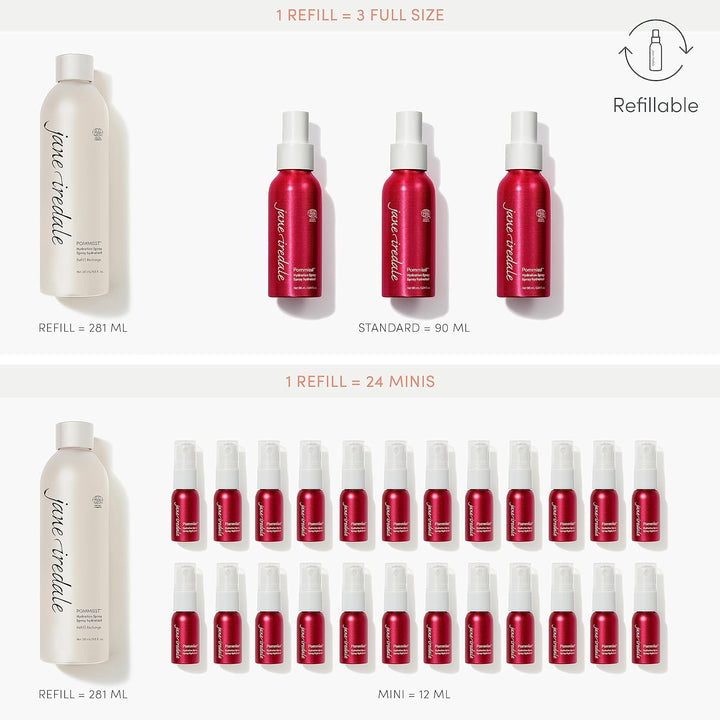 jane iredale Pommisst Hydration Spray, 1er Pack (1 x 90 ml) Rosmarinus 90 ml (1er Pack), Rosmarinus